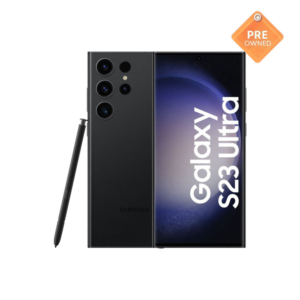 Pre-owned Samsung Galaxy S23 Ultra with 200MP camera, clean display, and premium design.