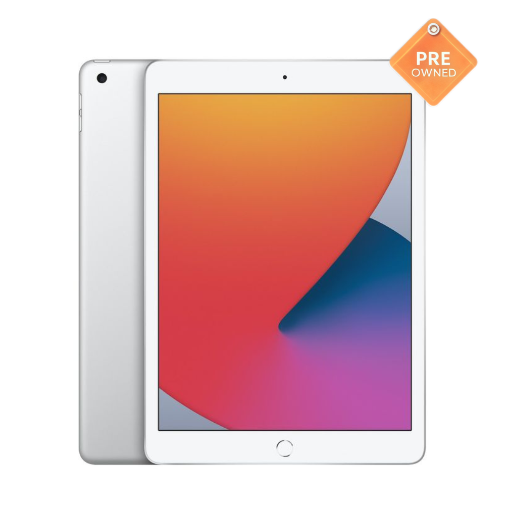 1 Pre-owned Apple iPad 8 with Retina display, clean screen, and smooth performance.