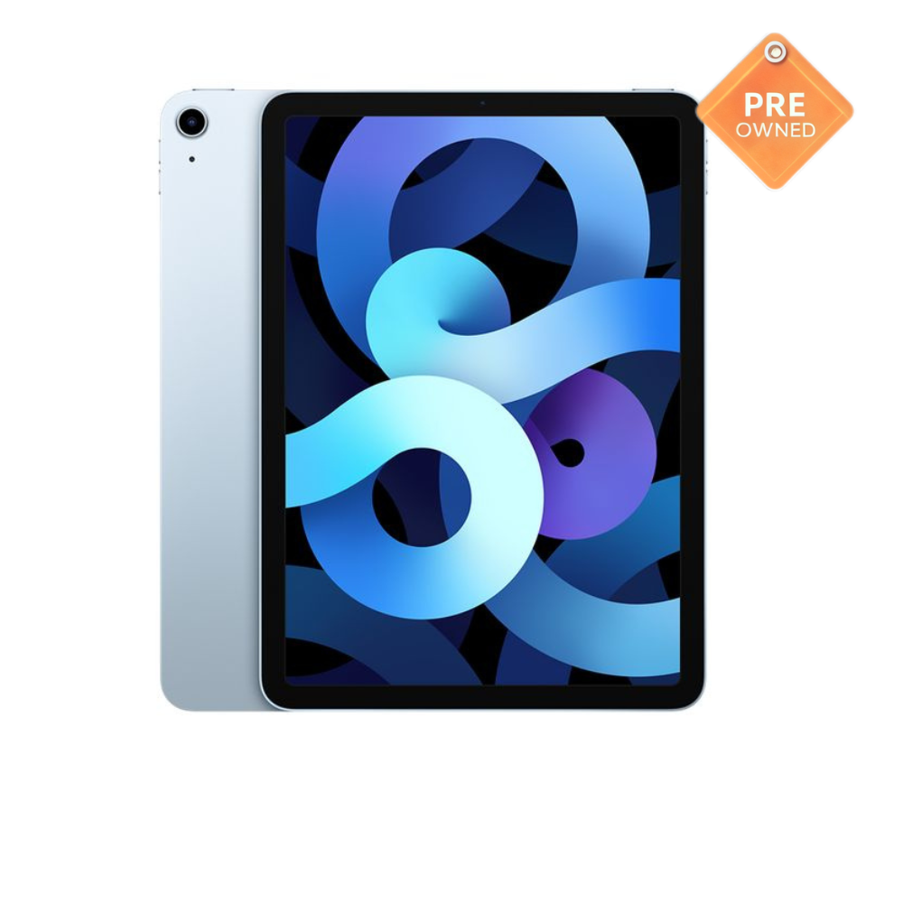 Pre-owned Apple iPad Air 4th Gen with Liquid Retina display, clean screen, and smooth performance.
